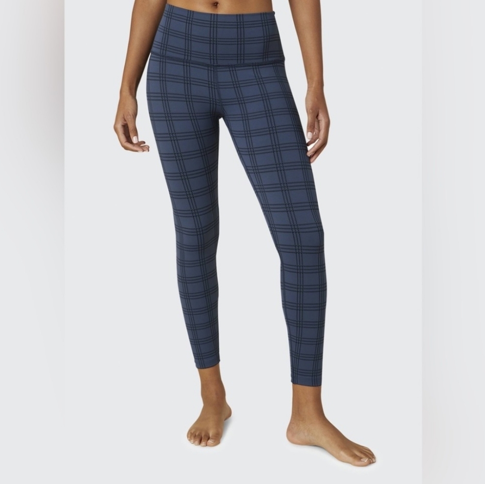 Beyond yoga High-Waisted Jacquard Midi Leggings small